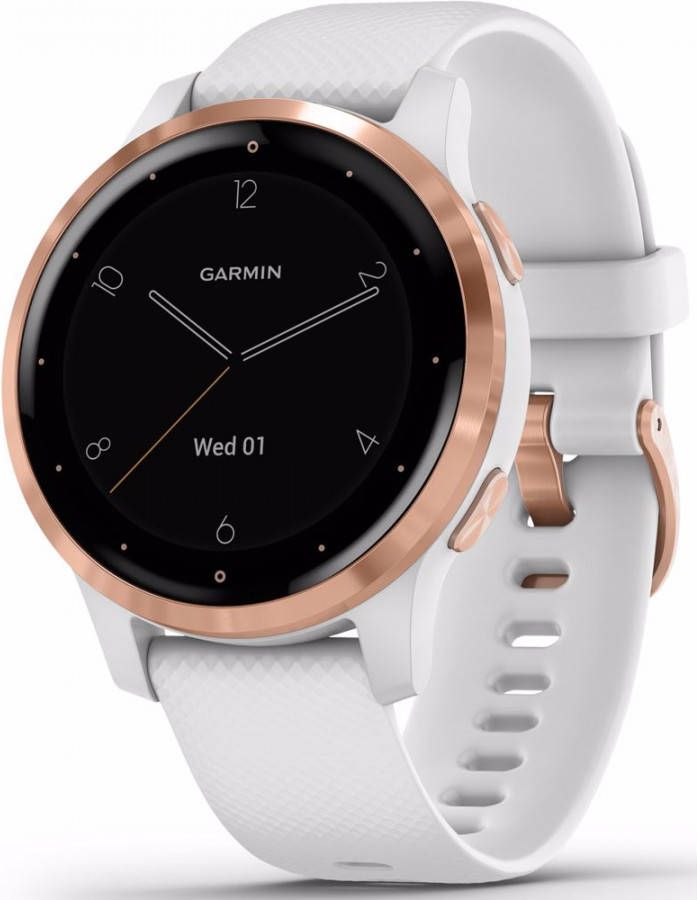Garmin Vivoactive 4s Multisport Gps smartwatch Rose Goud Wit online kopen