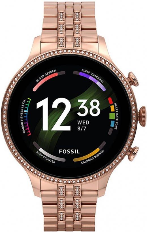 Fossil Smartwatches Gen 6 Smartwatch Ros&#233, goudkleurig