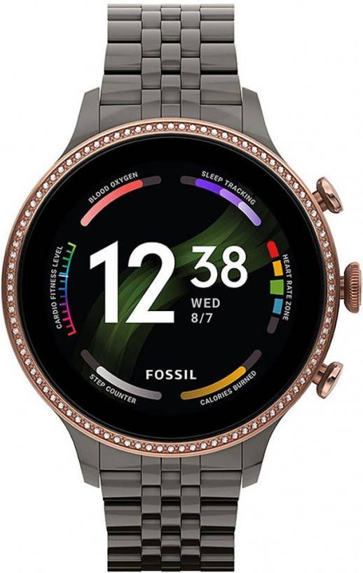Fossil Smartwatches Gen 6 Smartwatch Zilverkleurig