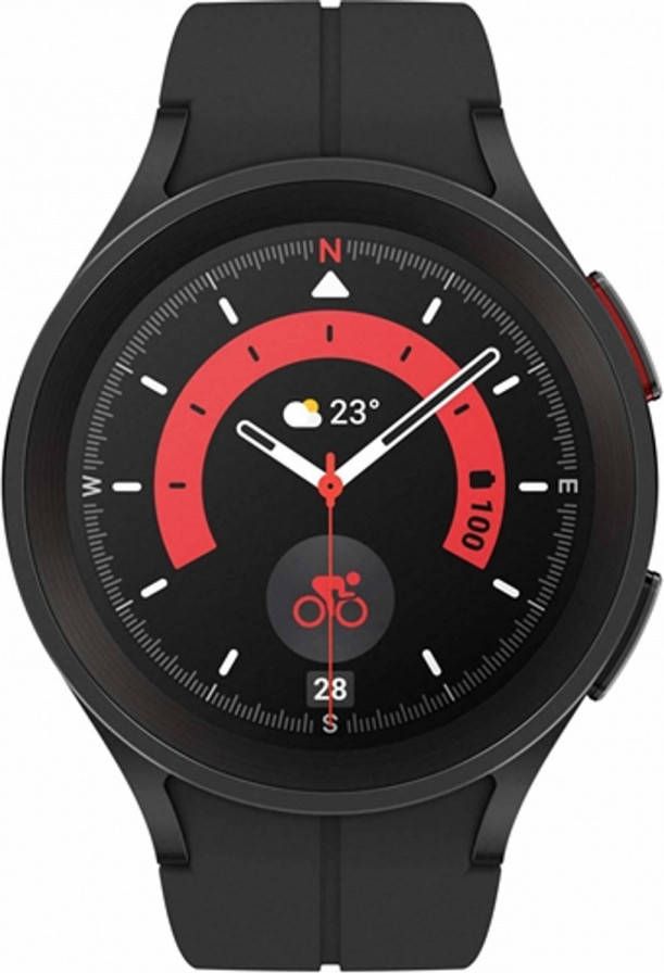 Samsung Galaxy Watch5 Pro 45mm BT Black Smartwatch Zwart