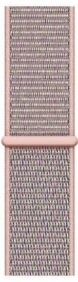 Apple Watch 44mm Nylon Sport Loop Horlogeband Rozenkwarts