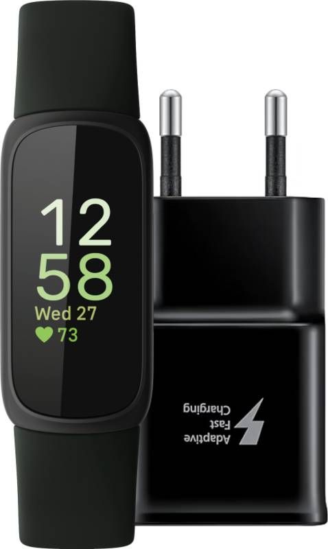 Fitbit Inspire 3 Zwart + Oplader