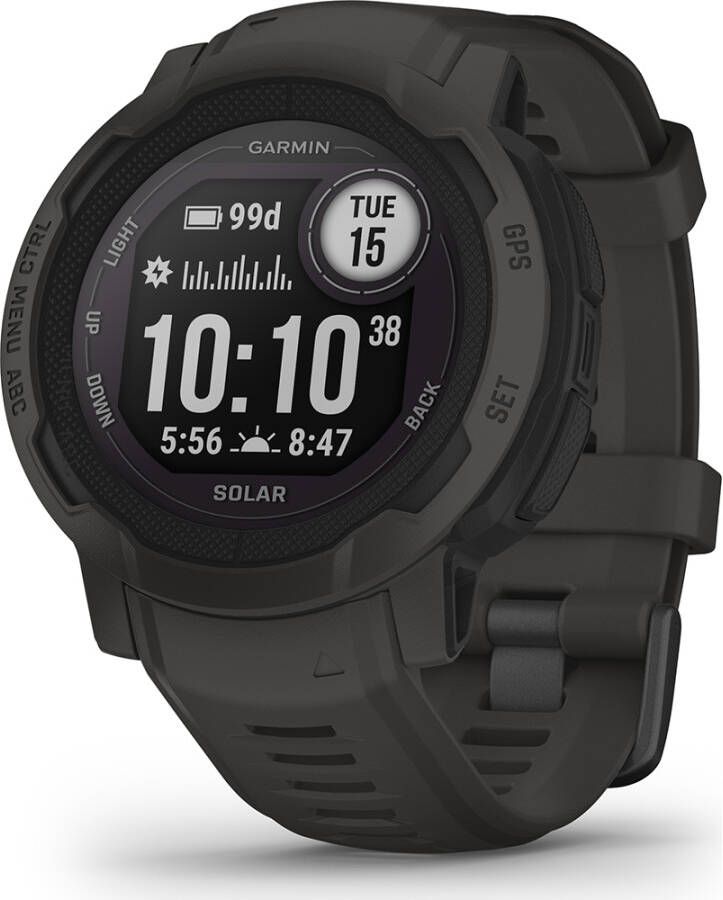 Garmin Instinct 010 02627 00 Instinct 2 Solar Graphite horloge