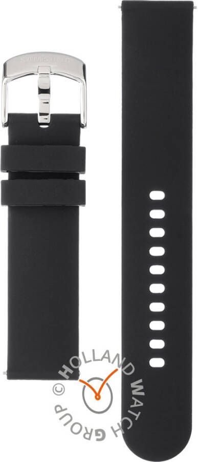 Samsung Horlogebandjes band Siliconen Large SAB.SILBLL Zwart