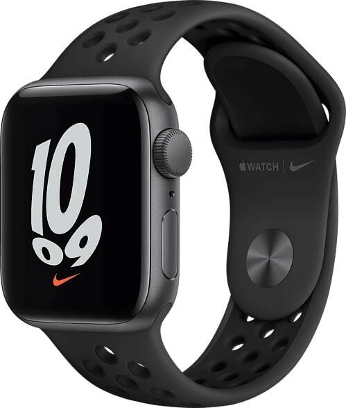 APPLE Watch SE Nike+ 40mm spacegrijs aluminium / zwarte sportband