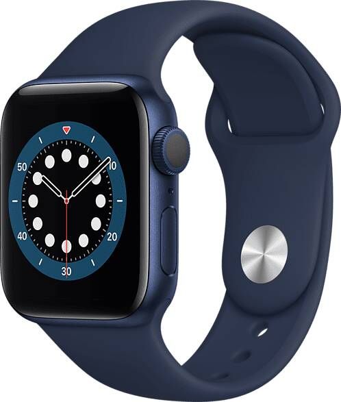 APPLE Watch Series 6 40mm blauw aluminium / blauwe sportband