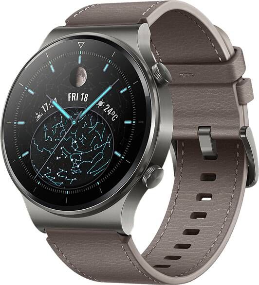 Huawei Watch GT 2 Pro smartwatch (grijs/bruin)