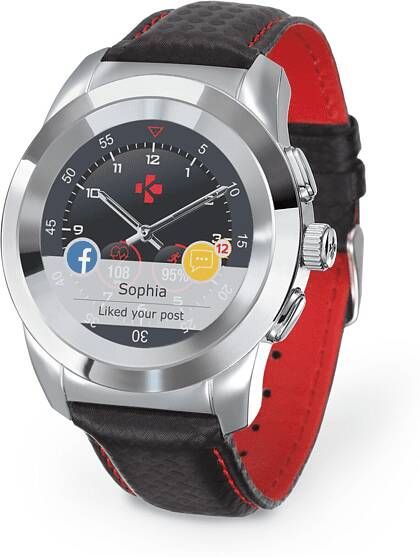 Mykronoz Zetime Premium Zwart/zilver 44mm