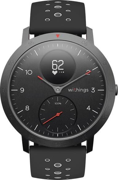 Withings Steel Hr Sport Zwart/zwarte Klok