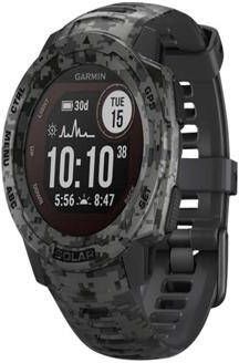 Garmin Instinct Solar GPS Horloge Middengrijs/Ass. Camouflage