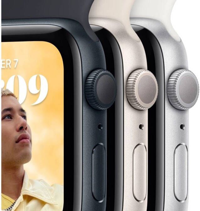 Apple Watch SE(2022) 44 mm Sterrenlicht