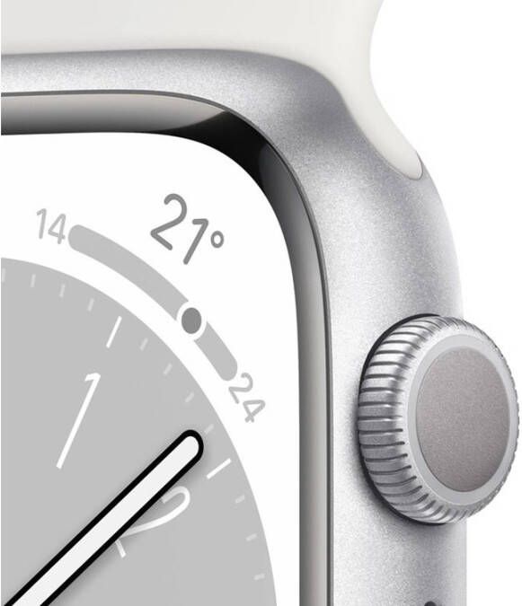 Apple Watch Series 8 41 mm Zilver