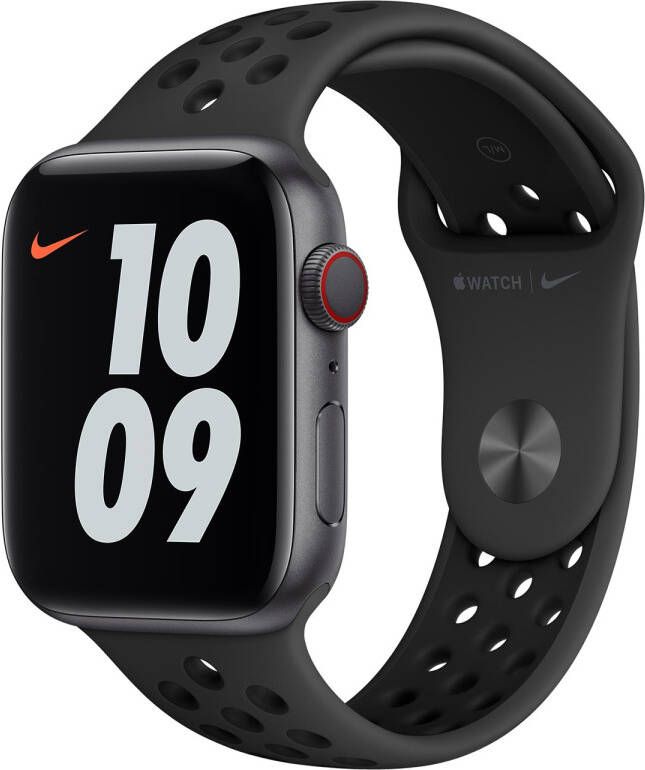 Apple Watch 38/40 mm Siliconen Horlogeband Nike Sport Antraciet