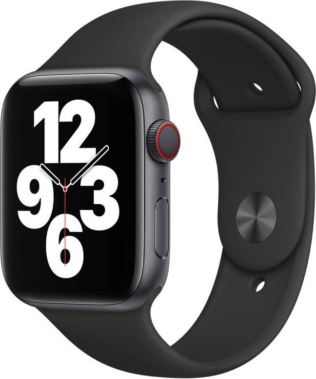 Apple Watch 38/40/41 mm Siliconen Horlogeband Sport Zwart