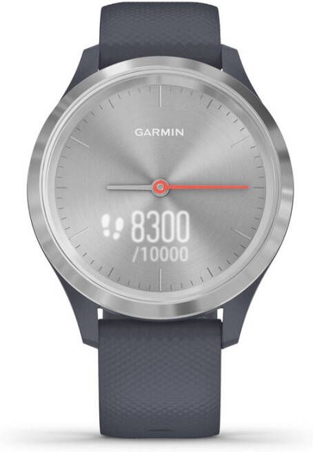 Garmin Vivomove 3s Smartwatch Met Mechanische Wijzers En Touchscreen Zilvergrijs